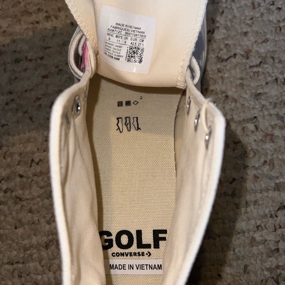 NWT Golf Wang X Converse By Tyler The Creator Airbrushed Chuck Taylor Shoes Sz 9 - Picture 8 of 8